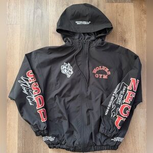 Darc Sport Wolves Gym V2 Brolic Unisex Track Jacket in Black Sz Small NWT